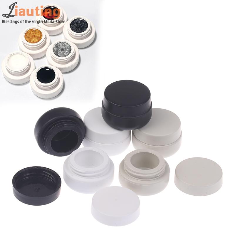 2-2.5ml Avoiding Light Nail Patting Gel Jar Nail Polish Holder Case Packaging Box Manicure UV Glue Organizer Portable Plastic