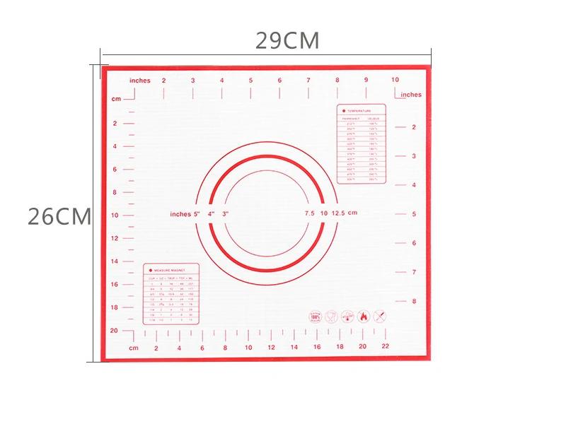 

Силиконовый коврик для выпечки, коврик для раскатывания теста, коврик для замешивания теста, антипригарный силиконовый коврик для выпечки, формочка для пиццы, кухонные принадлежности для выпечки