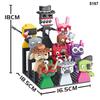 Sprunki Incredibox building blocks with display base mini digital figure building block set DIY assembly toy gift collection
