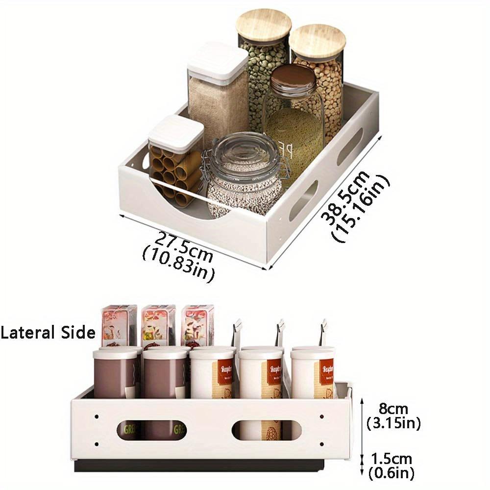 1pc Pull Out Cabinet Organisers, Pull Out Drawers for Cabinets, Cabinet Shelves, Spice Racks, Organisers for Kitchen Bathroom Pantry