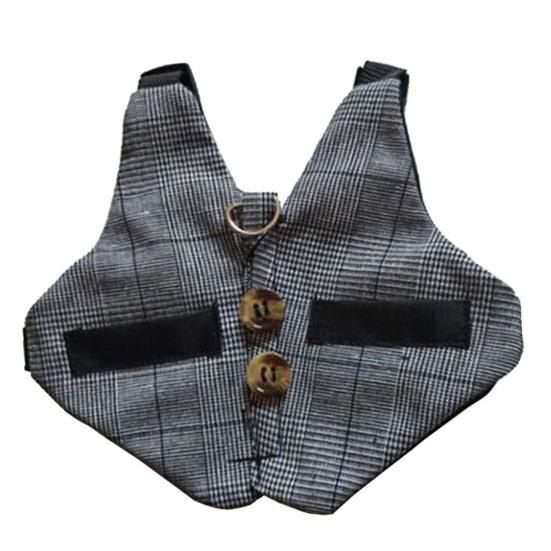 Rabbit Harness Gentleman Fabric Pet Vest Design Leashes Walking Safety Chest Strap