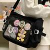 HOT Fashion Japanese Style Transparent Itabag One-shoulder Crossbody Postman Bags Japanese Designer Preppy Handbag Purse 2025