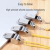 Metal Outdoor Survival & Sports Whistle - Ideal for Coaches, Referees, and Emergency Situations