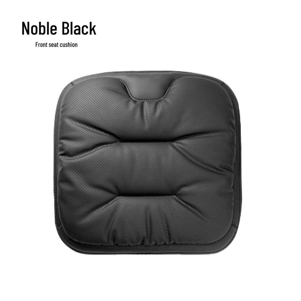 Universal Nappa Leather Car Seat Cushion for Mercedes-Benz/BMW - All Seasons, Single Piece Cover