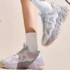 New Anta Slip Resistant And Breathable Low Top Chunky Sneakers Women's Gray Pink Purple 922528822-3