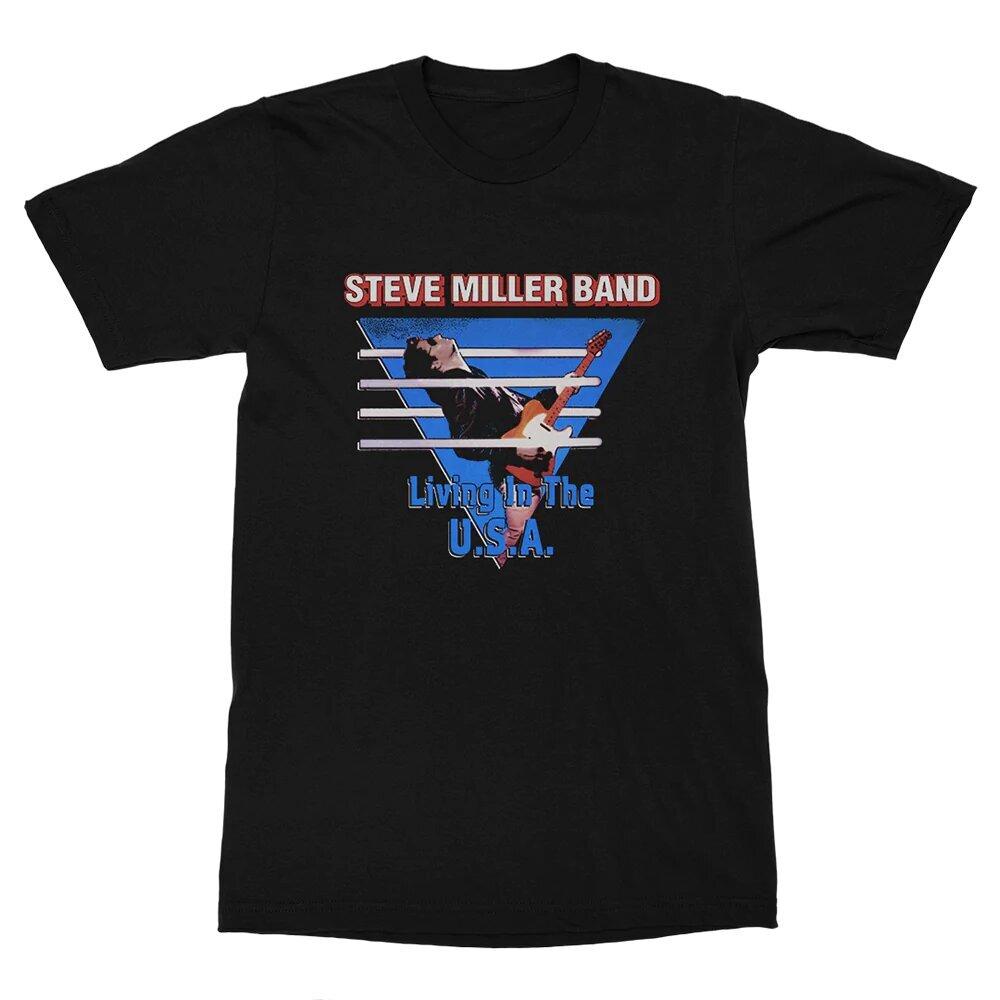 Cotton T-shirt Steve Miller Band Sailor 1968 Living In The USA S