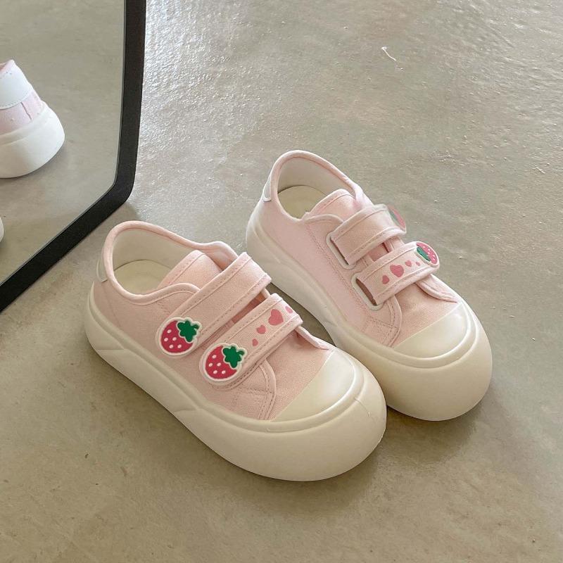 Autumn Thin Breathable Board Shoes Women's New Platform White Shoes Niche Canvas Shoes with Skirt Bread Shoes