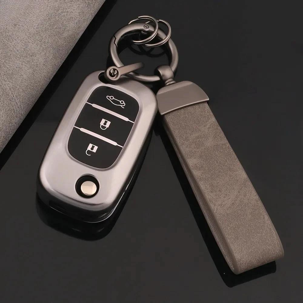 Tpu Flip Car Key Case Cover For Renault Fluence Clio Megane Kangoo Lacia Lada Largus Kalina Granta Vesta X-Ray Benz Smart Fortwo
