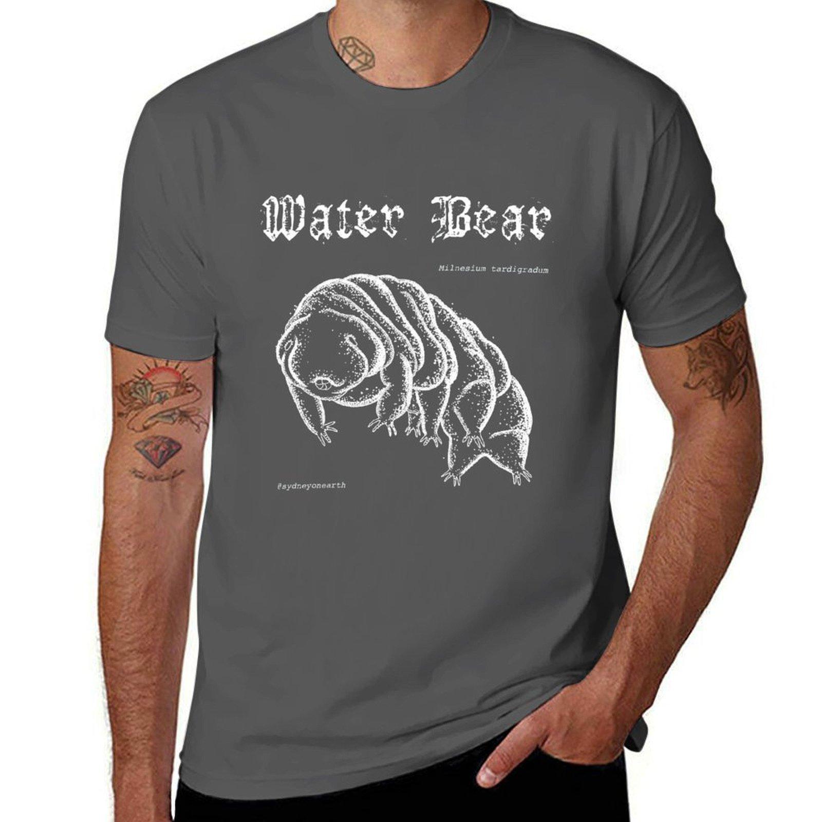 

Water Bear T-Shirt man t shirts for men casual t shirts for man cotton funny T-Shirt 4XL
