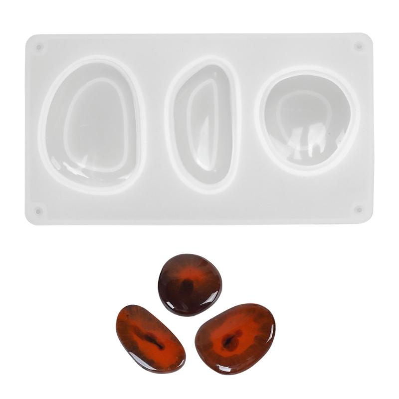 

Easy Releasing Silicone Mold Handmade Pendant Making Molds Silicone Texture Suitable for Crafting Geometric Stones 1 чистий