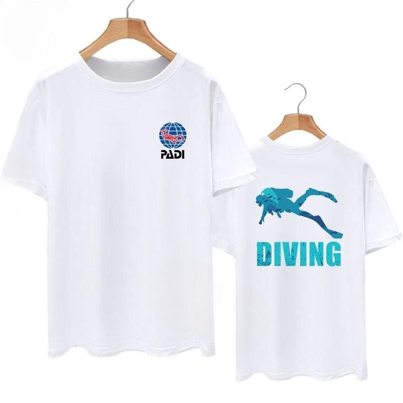 CMAS World Underwater Association PADI Diving Instructor Association Maglietta Unisex Abbigliamento e Donna Estate 2026 Nuova Maglietta