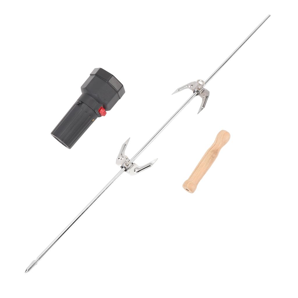 Kit Griglia Girevole con Motore Elettrico a Batteria Rotazione Automatica Kit Girevole Portatile