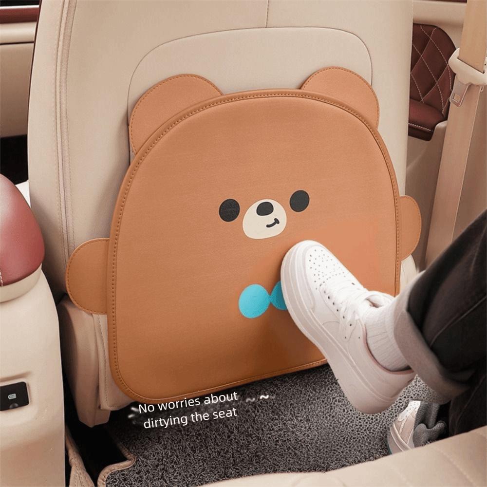 Cartoon Design Anti-Child-Kick Pad Waterproof Kick Protectors Cushion Car Anti-kick Pad  Rear Seat