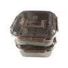 Leakproof Buckle Food Lunch Box Stainless Steel Refrigerator Storage Box Sealed Picnic Box  Work