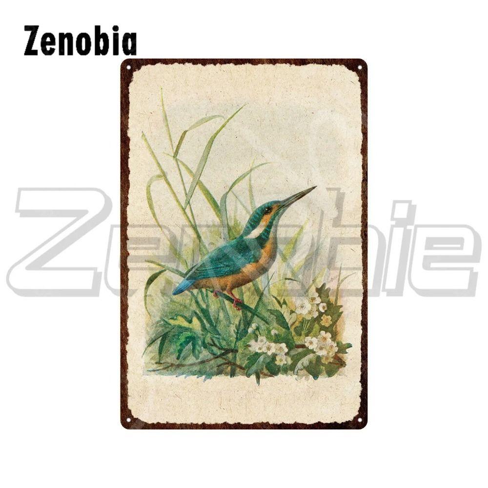 Retro metal tablolar, mobilya, oturma odası dekorasyonu 20x30cm