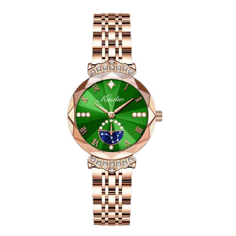Casaro Women'S Watch With Diamonds Women'S Watch Light Luxury Fashion Aesthetic Waterproof Quartz Watch