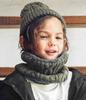 Neck Warmer for Cable Free Size [Arisana] Kids, Boys, Scarf, Knit, 02.Khaki,