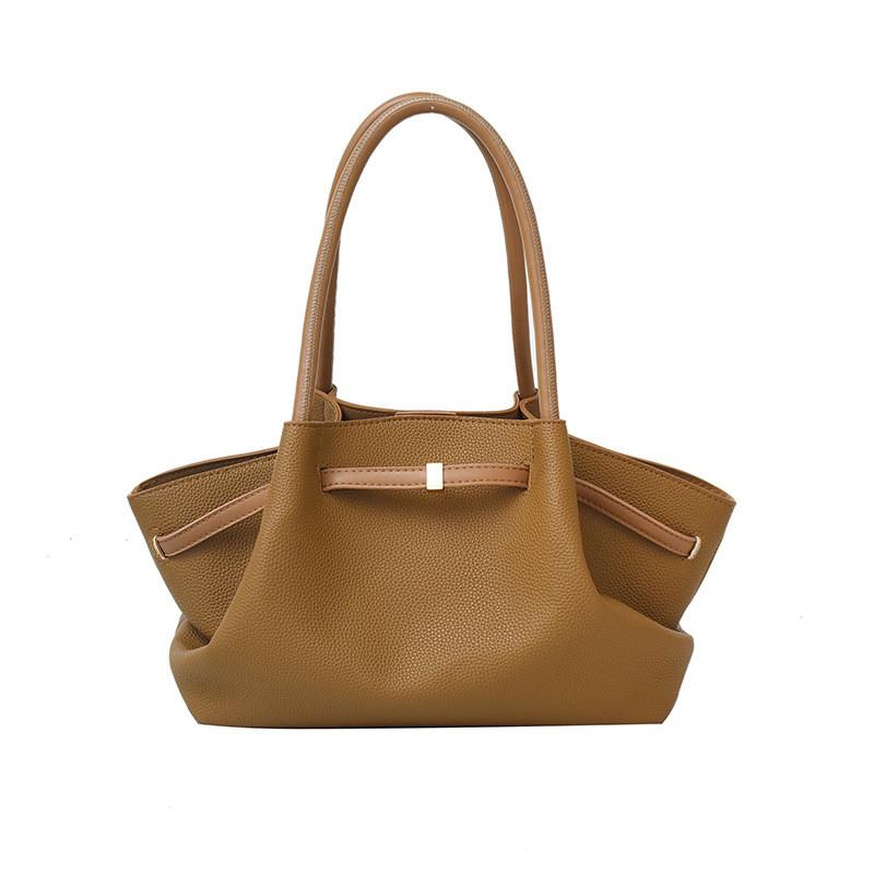 Large Pu Women Casual Handbag Magnetic Polyester Lining Everyday Bags Travel