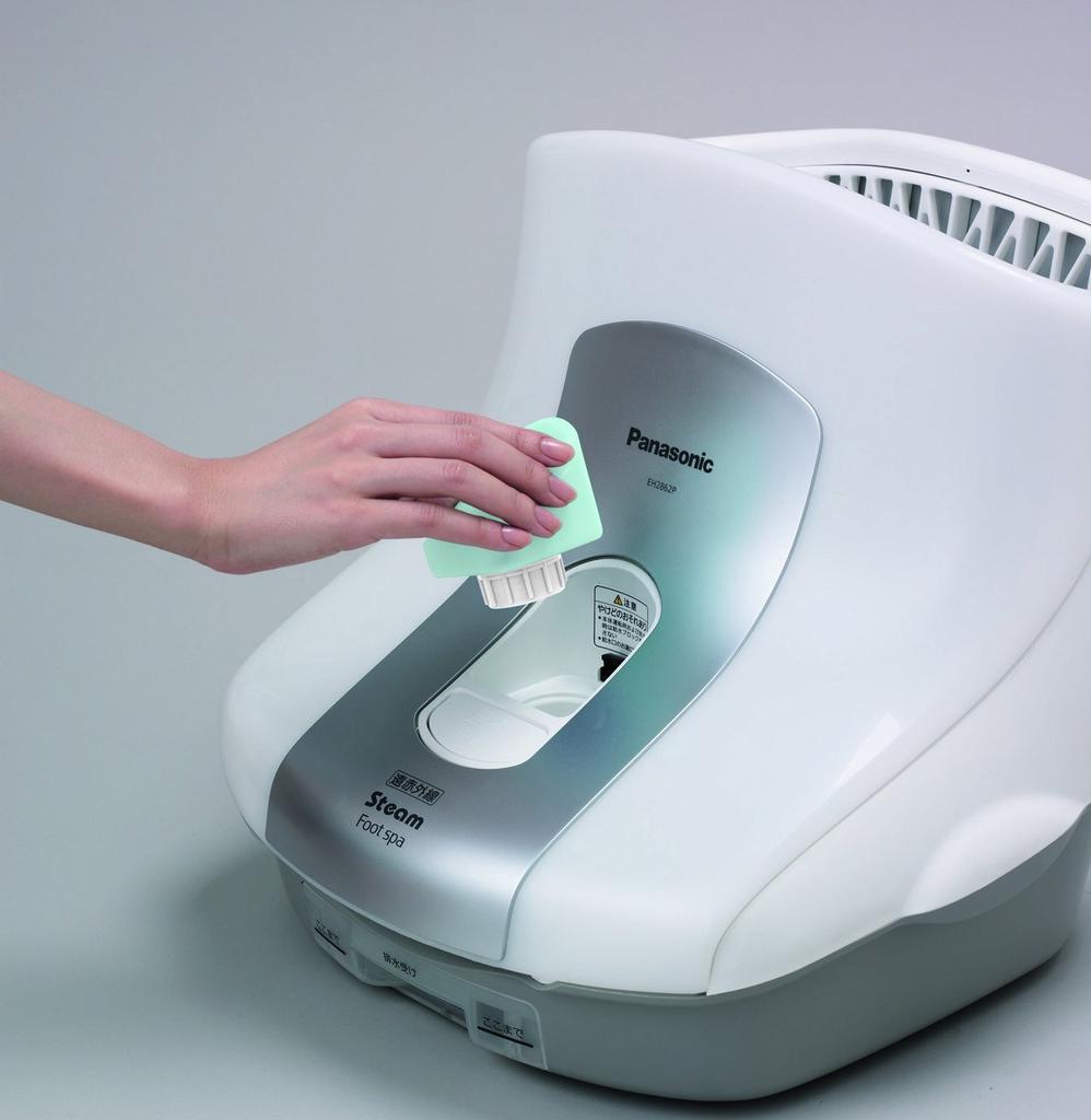 Panasonic Steam Foot Spa with Far Infrared Heater, White, EH2862P-W