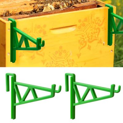 Suporte de quadro de colmeia de plástico resistente para apicultura Suporte de quadro de suporte de colmeia de abelha Suporte de rack de suporte de apicultura