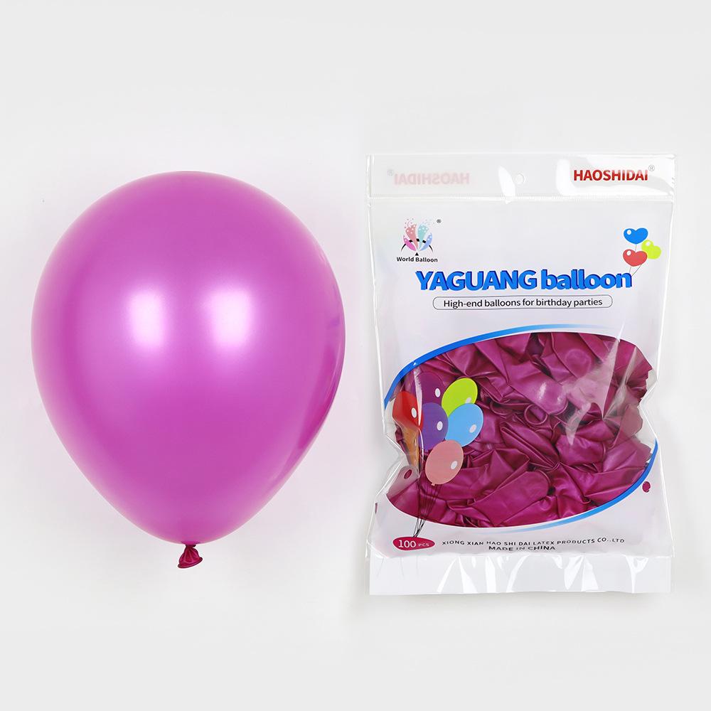 Pearl Balloon 5-12inch Birthday Wedding Outdoor Event Opening Decoration Latex Balloon Internet Celebrity Background Decoration