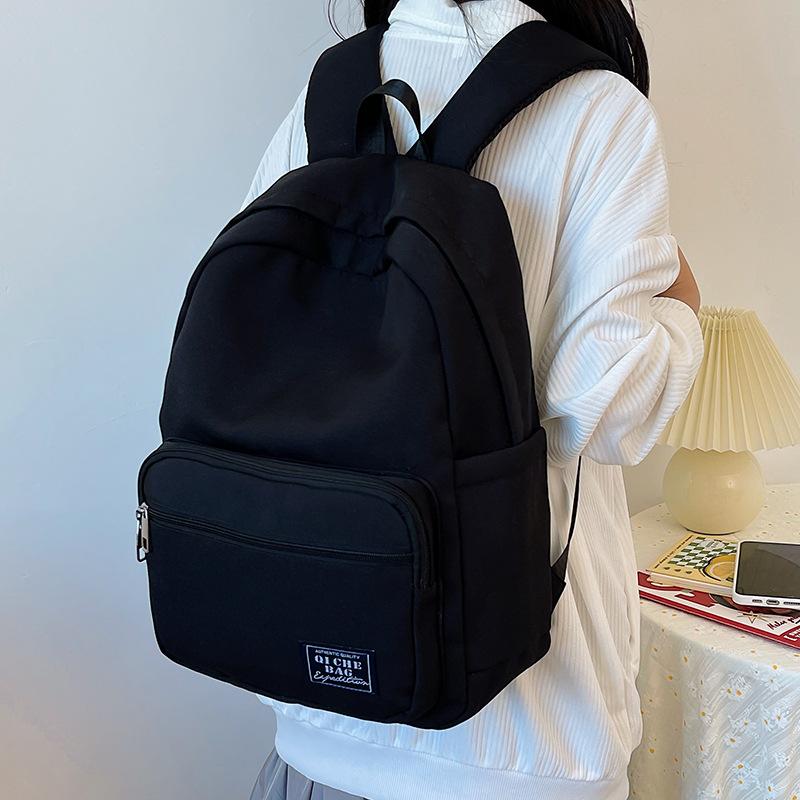 Stylish and simple female student backpack Mori Harajuku trendy ins Japanese casual large-capacity backpack men's new models