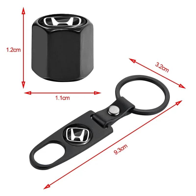 Car Hot XR Car Keychain Auto Tire Valve Cap Car Styling Accessories For Honda Civic 7 8 9 10 2008 2009 2010 2011 2012 2013 201