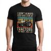 Übergröße Sommer Jungen T-Shirt Ich halte nicht immer an und schaue Traktoren zu Oh Warte Ja Das Tue Ich Kurzarm Reise Rundhals Oberteil T-Shirts