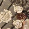 Fashion Floral Pattern Lace Hand Fan Tassel Design Small Size Folding Fan Chinese Style Foldable Decorative Fan Photo Props