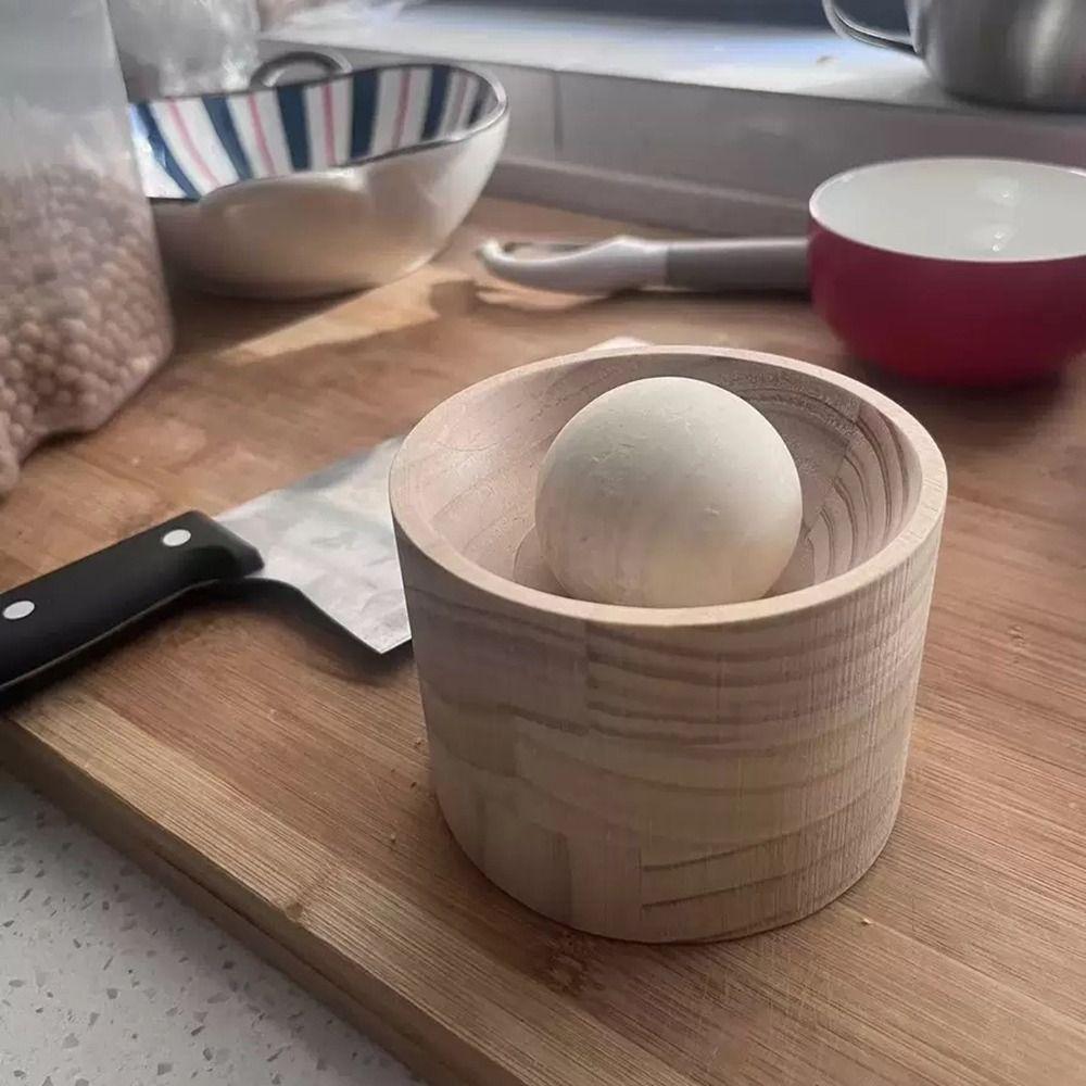 Wooden Dumpling Wrapper Making Mold Dough Press Tool Dumpling Skin Pressing Tool  Corn Cake
