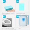 30/90/180Pcs Toilet Cleaner Sheet Floor Mopping Cleaning Sheet Household Deodorant Cleaning Tool