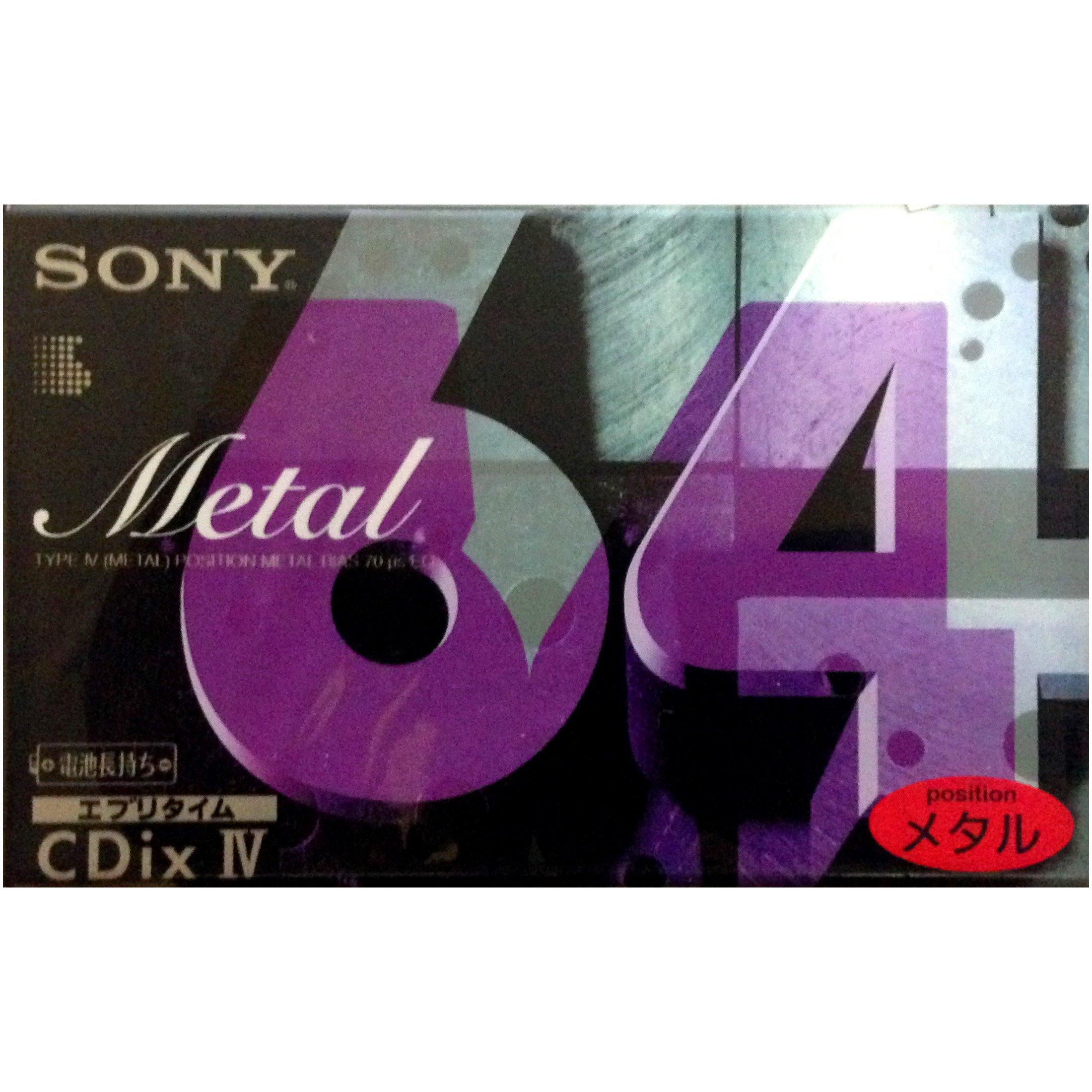 

Sony Metal CDix IV Everytime 64 Металлическая кассета C-64CDX4D