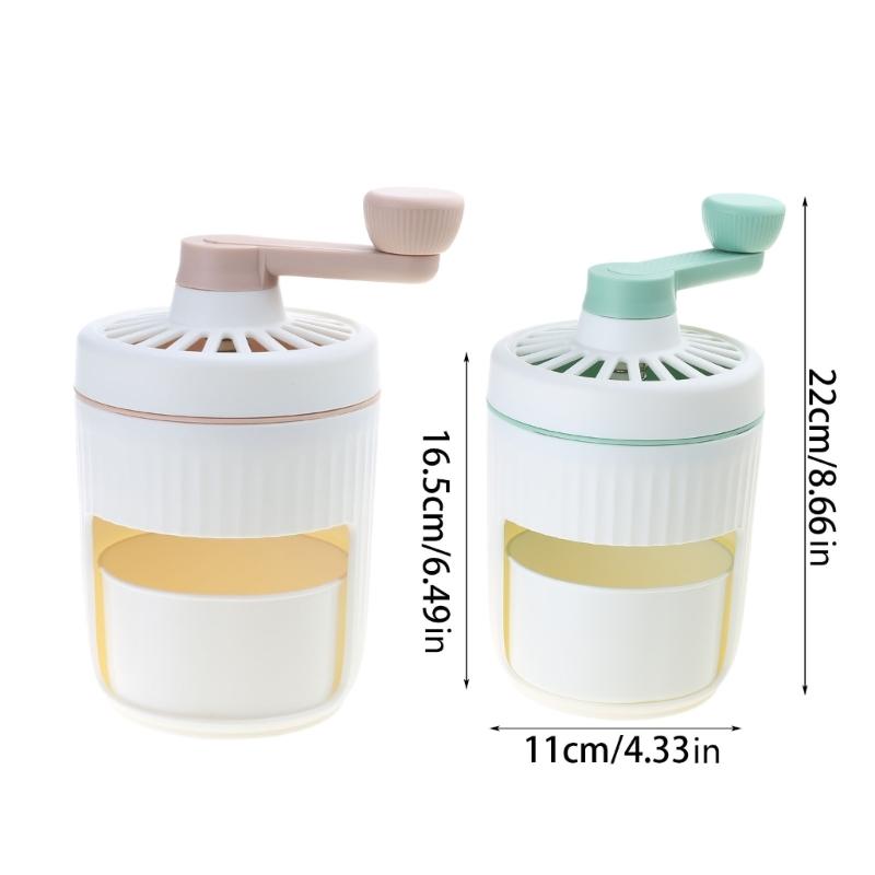 Eisraspelmaschine Manuelle Eiszerkleinerer Manuelle Eiszerkleinerungsgeräte Manuelle Eisraspel Handkurbel Eiswerkzeug für Eis