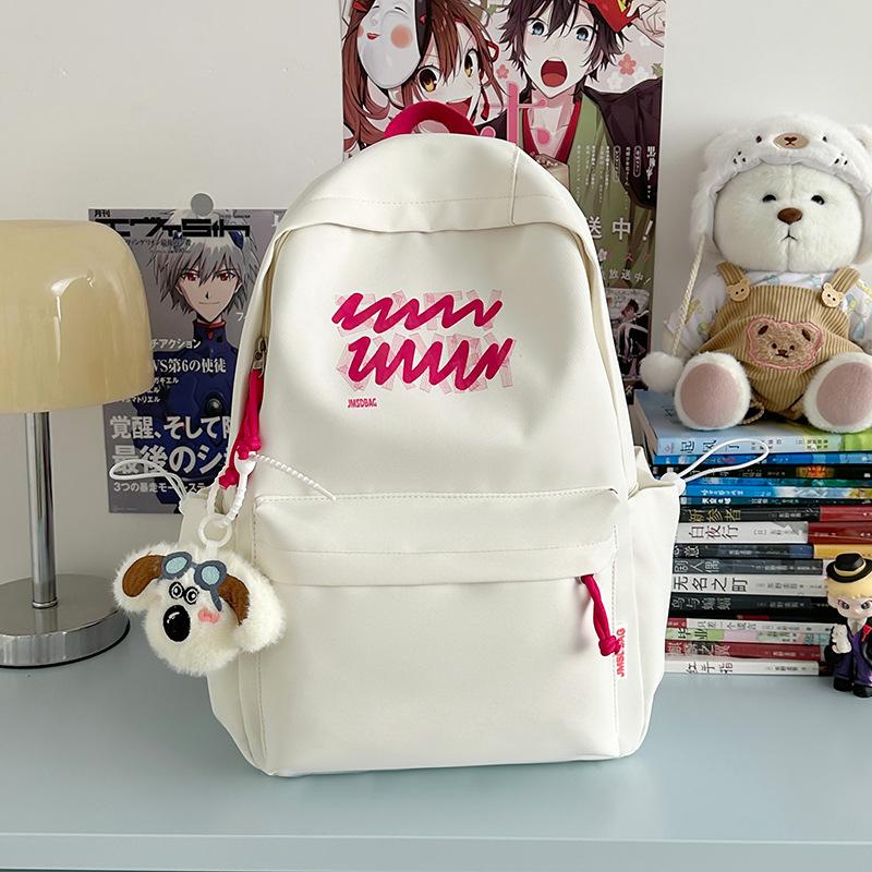 New High-value, Fresh and Sweet Candy-colored Backpack, Lightweight and Large-capacity Backpack for Junior High School Students
