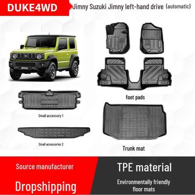Suzuki Jimny TPE Waterproof High-Edge Rubber Floor Mats