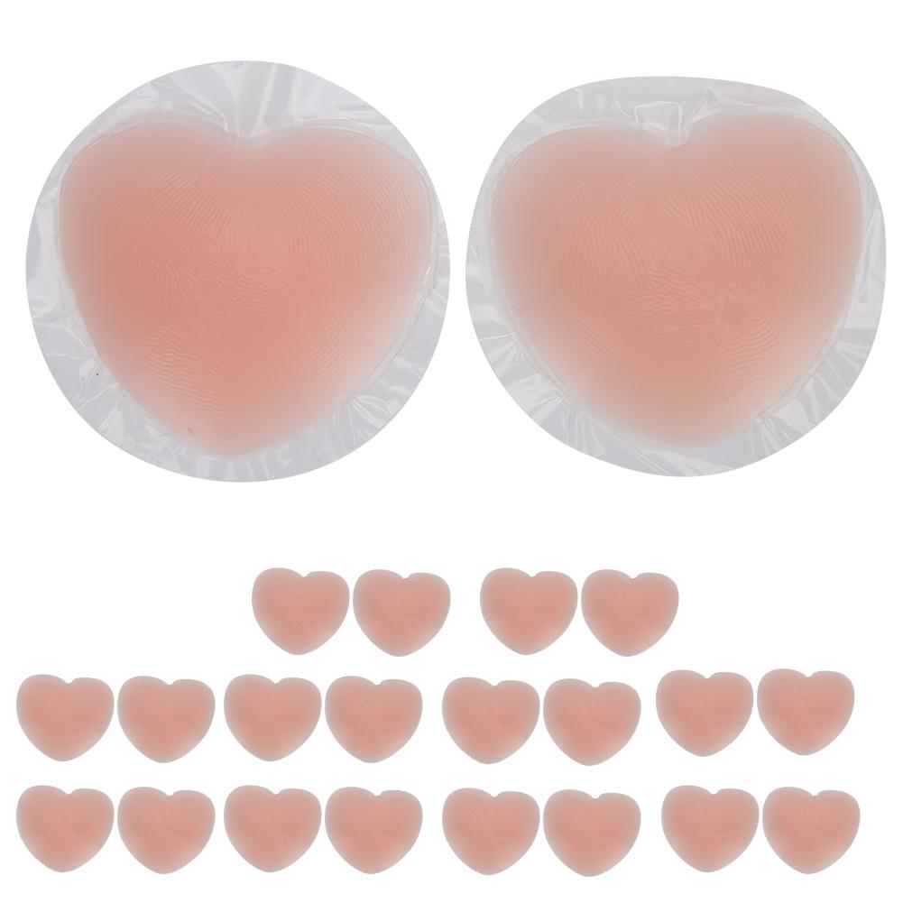 10 Pairs Silicone Nipple Cover Soft Breast Sticker Strapless Breast Paste SelfAdhesive Nude Bra