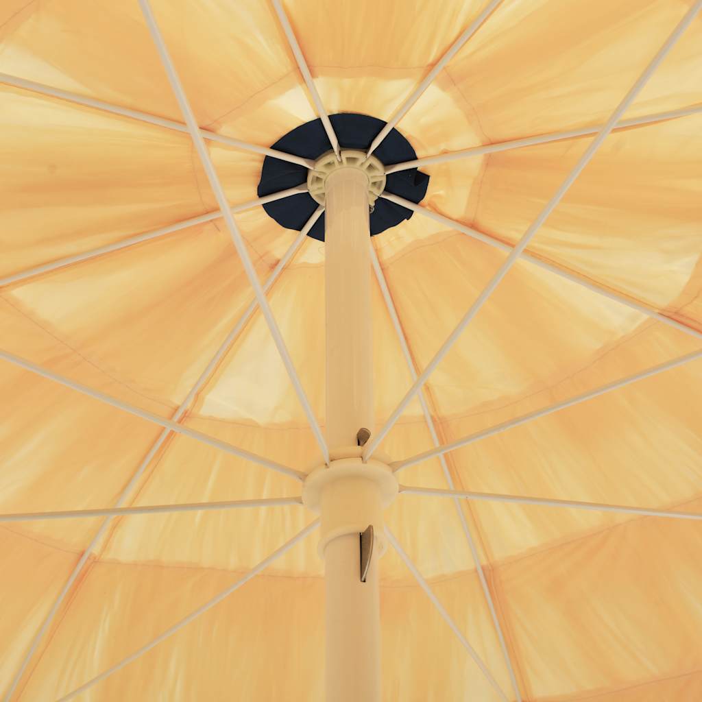 Beach Umbrella Natural 240 Cm Hawaiian Style