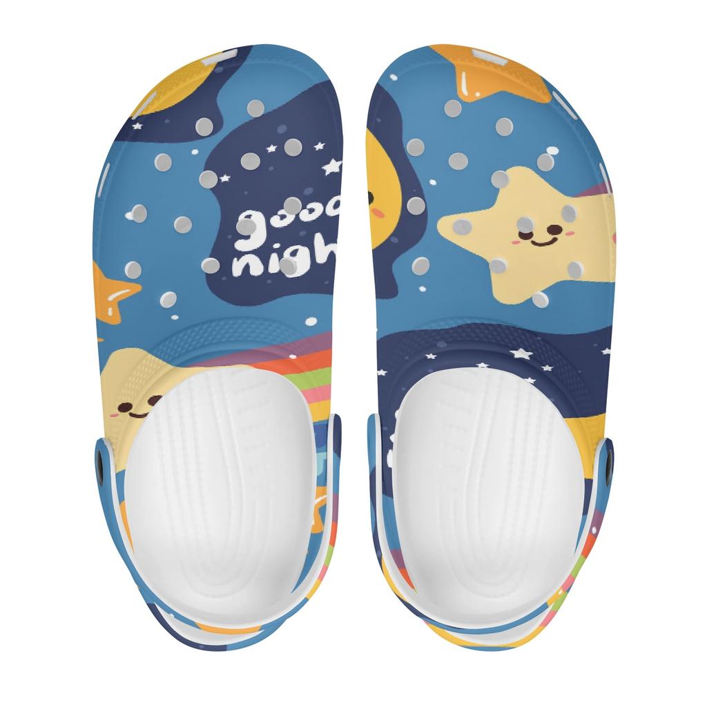 Graphic Printed EVA Clogs Slippers Women Men Easy Clean Lightweight Slip On Casual Sandals Lightweight Soft Sole Summer Daily Wear