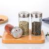 BBQ Flavor Glass Seasoning Jar for Pepper, MSG, and Salt