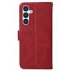 Samsung Galaxy A34 5G Leather Wallet Flip Case, Red