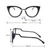 Vintage Cat Eye Glasses Women Anti Blue Light Luxury Designer Optical Frames Myopia Prescription Eyewear Trendy