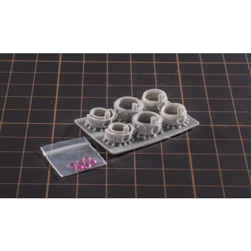 HGUC MS Modification Monoeye Detail-Up Parts Made of 3D Printed PLA (HG 1/144 Zaku D-02, 6 pieces)