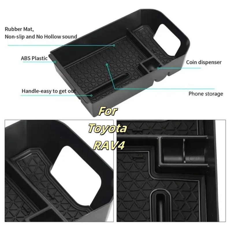 For Toyota RAV4      2024 Center Console Organizer Armrest Secondary Storage Tray Organizer Accessories