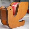 Holzbandabroller Schreibtisch-Klebebandabroller Tierform Eichhörnchen Wal Design Ergonomischer Bandhalter Für Büro Zuhause Schule