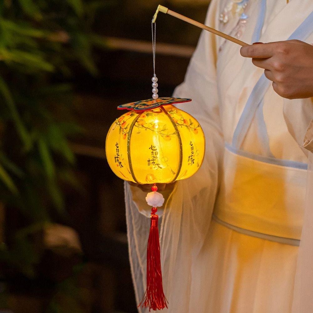 2026 Horse Year Luminous Lantern Ancient Chinese Lantern New Year Persimmon Lantern Home Decor