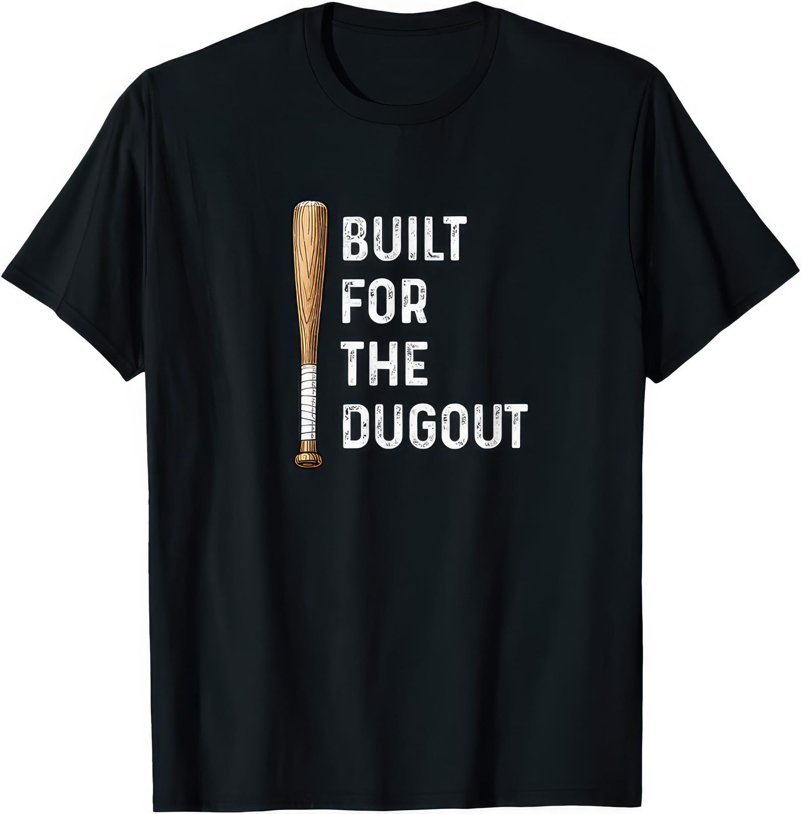 Built For The DugouT shirt • Baseball Hitter Attitude Tee • Batter Home Run T shirt M