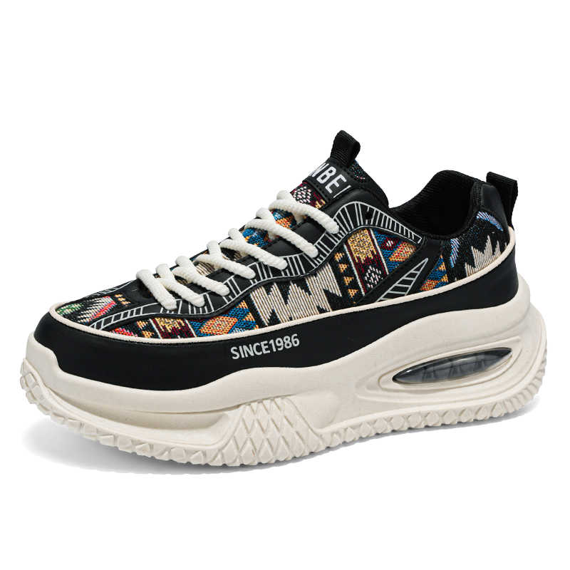 Fashion Thick Bottom Fall Adult Men Vulcanize Men's Green Shoes Classic Sneakers Men Sport All Brand On Offer Top Sale Teni