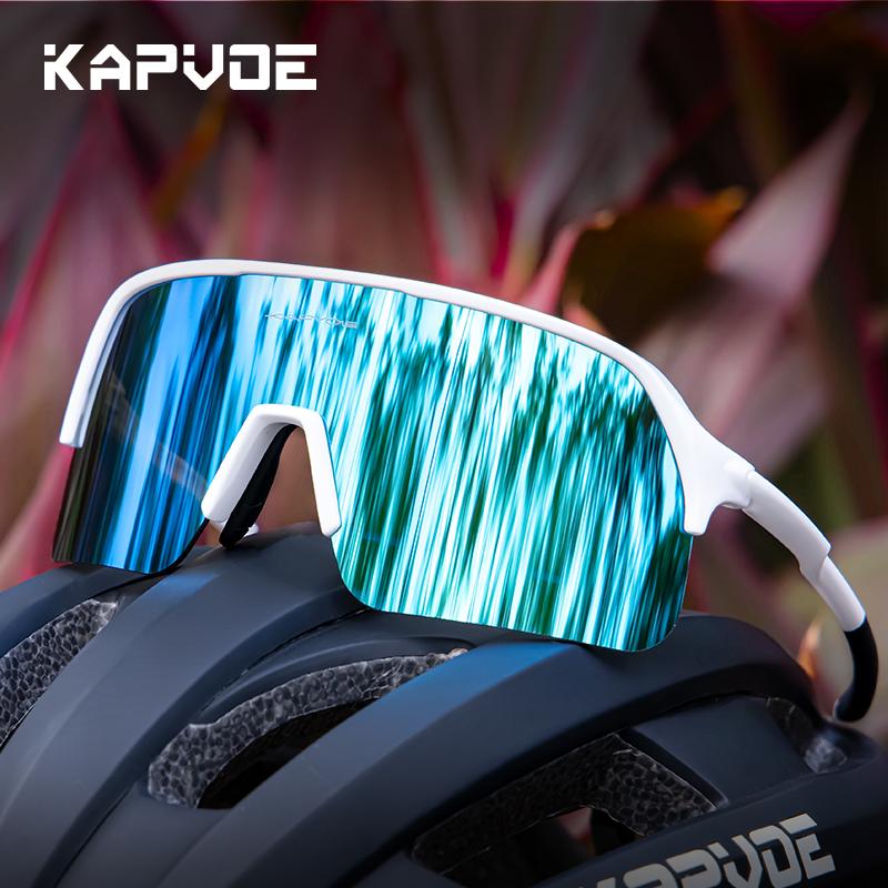 KAPVOE Cycling Glasses Outdoor Sports Bicycle Sunglasses Running Eyewear Men MTB Cycling Sunglasses Women Road Bike Glasses