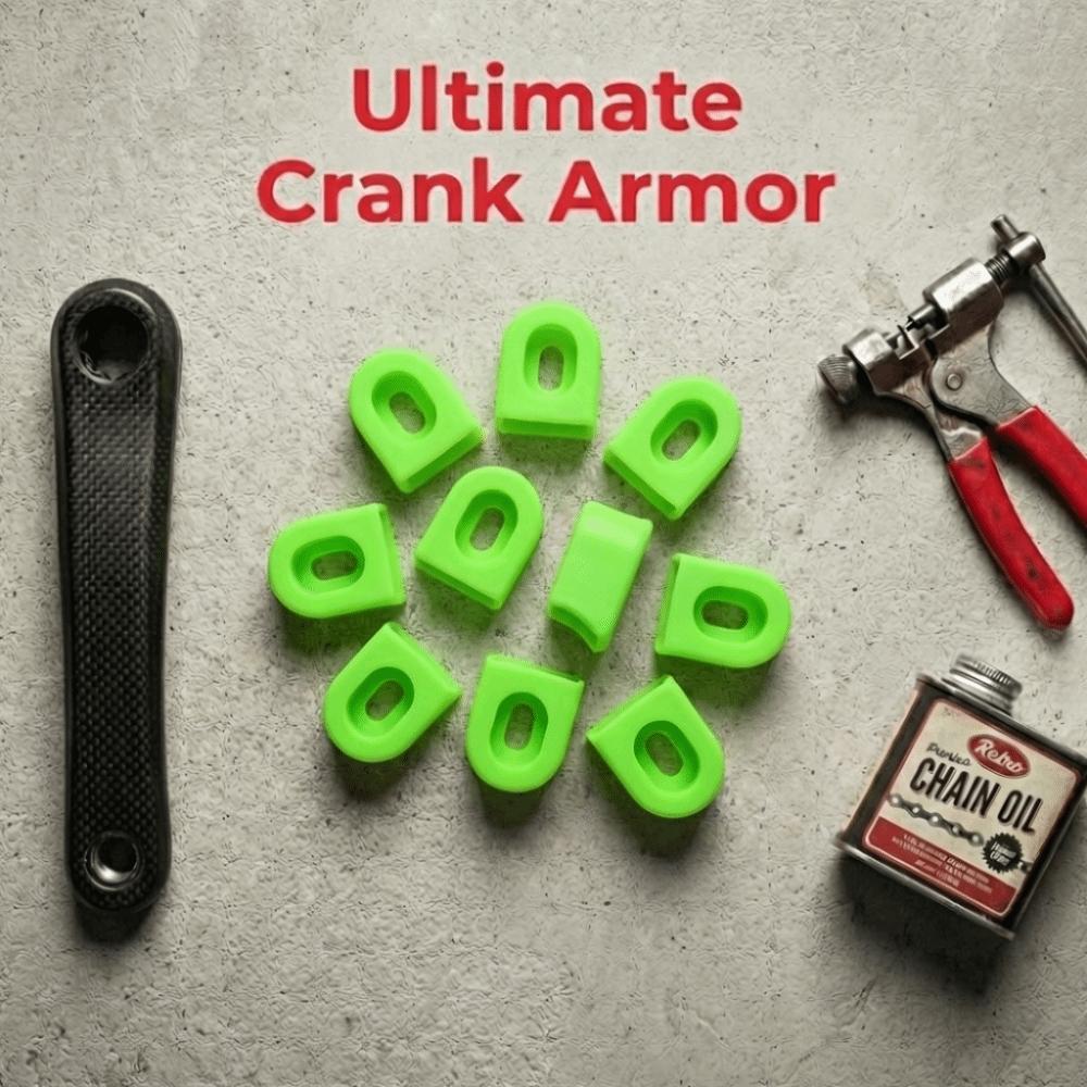 10PCS Soft Cycling Crank Boot Silicone Crank Arm Protectors Durable Crank Arm Cover  Bicycle Cycling