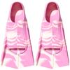 Silicone Short Fin Swimming Training Adult Kids Freestyle Breaststroke Dive Practice